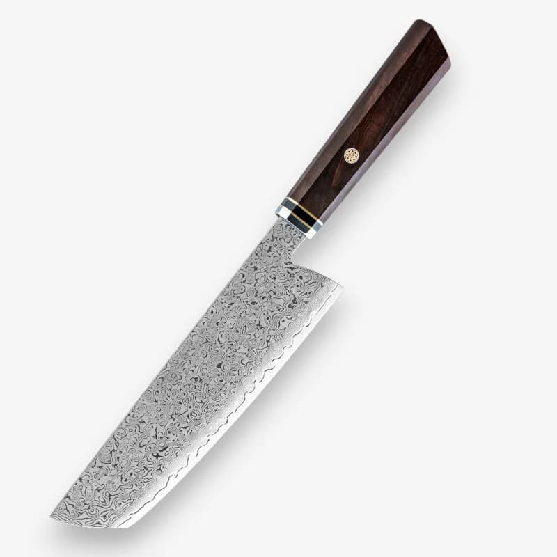 Yamato 7" Damascus Steel Nakiri Knife 菜切り包丁