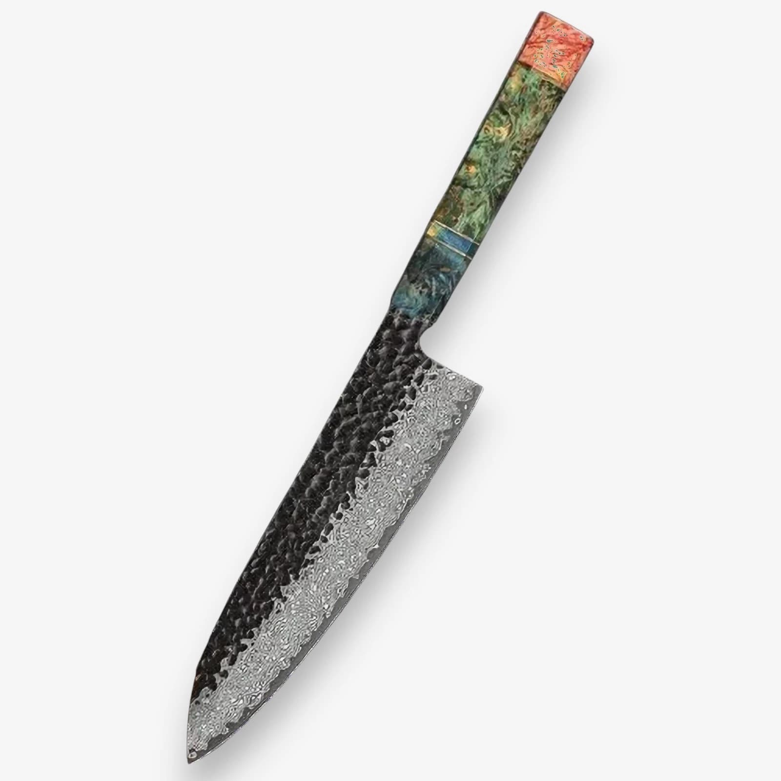 Yoshii 8″ Damascus Steel Gyuto Knife 牛刀