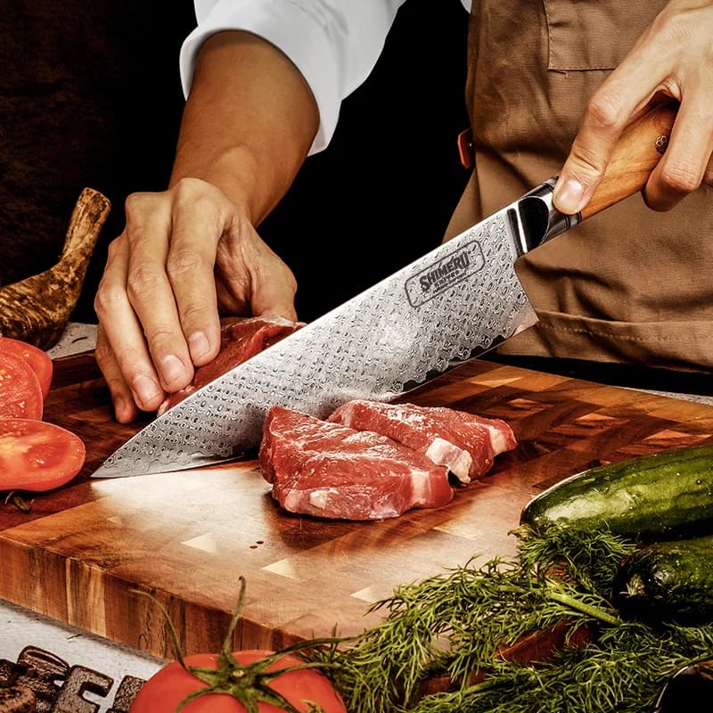 Maruyama 8'' Damascus Steel Gyuto Knife 牛刀