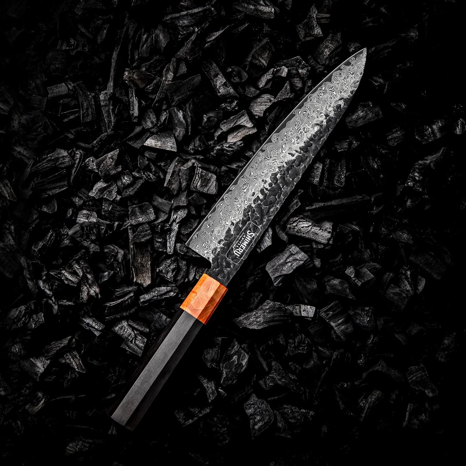 Kumozu 8'' Damascus Steel Gyuto Knife 牛刀