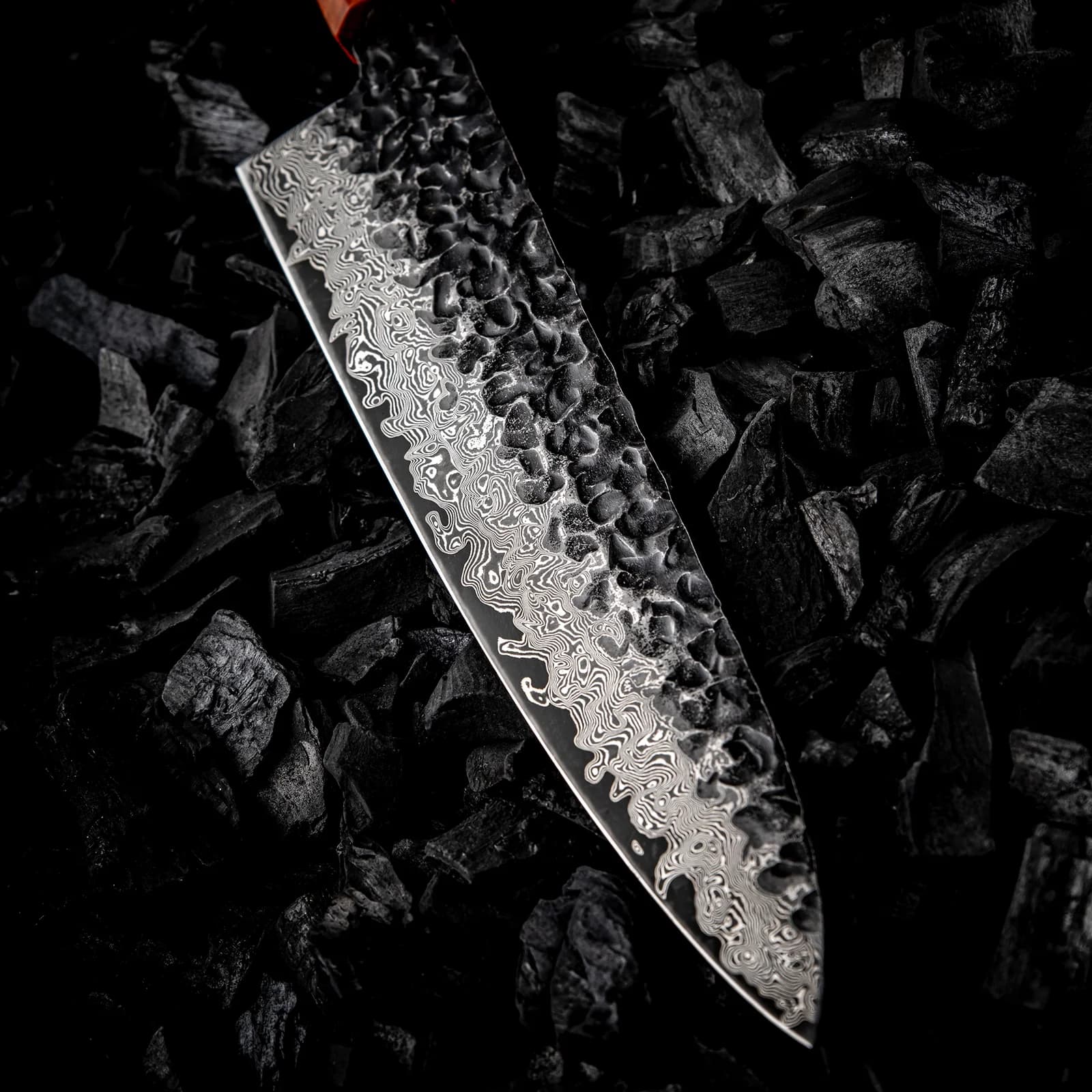 Kumozu 8'' Damascus Steel Gyuto Knife 牛刀