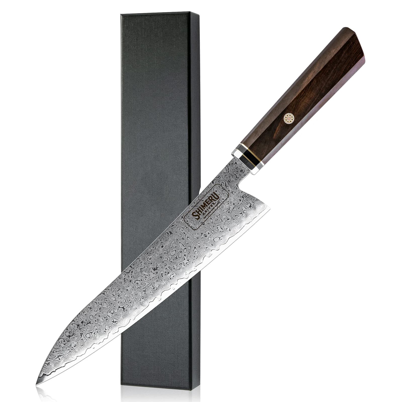 Sakawa 8.5" Damascus Steel Gyuto Knife 牛刀