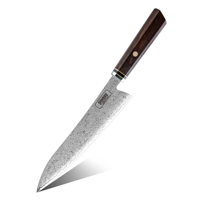 Sakawa 8.5" Damascus Steel Gyuto Knife 牛刀