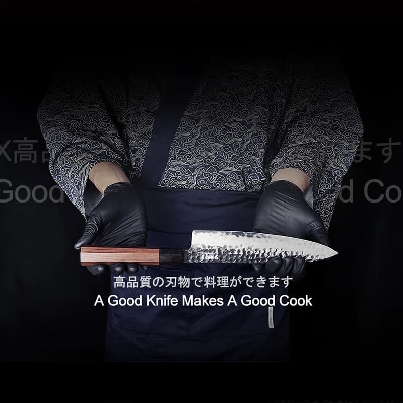 Tenjin 8" Stainless Steel Gyuto Knife 牛刀