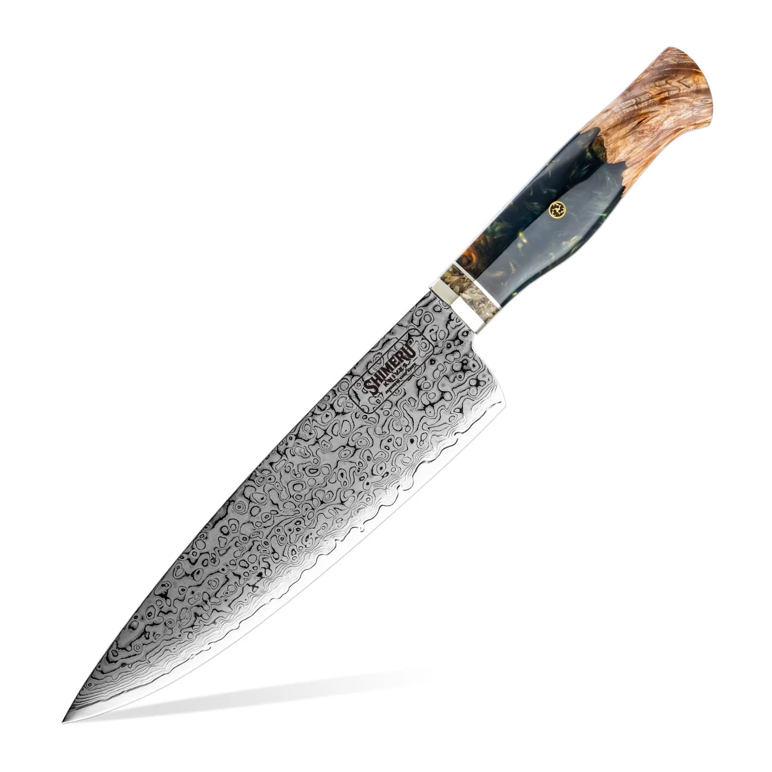 Hakuba 白馬  8" Damascus Steel Gyuto Chef Knife 牛刀