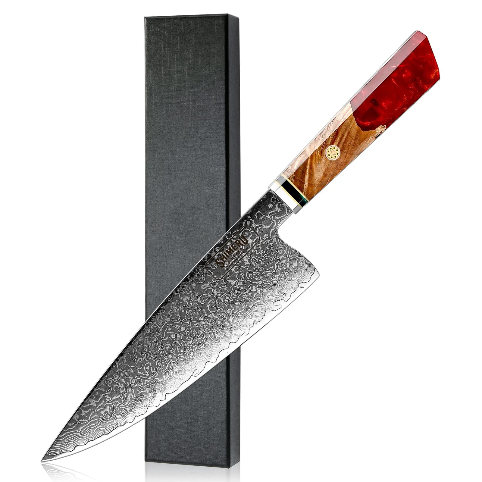 Otaru 小樽 8" Damascus Steel Gyuto Japanese Chef Knife