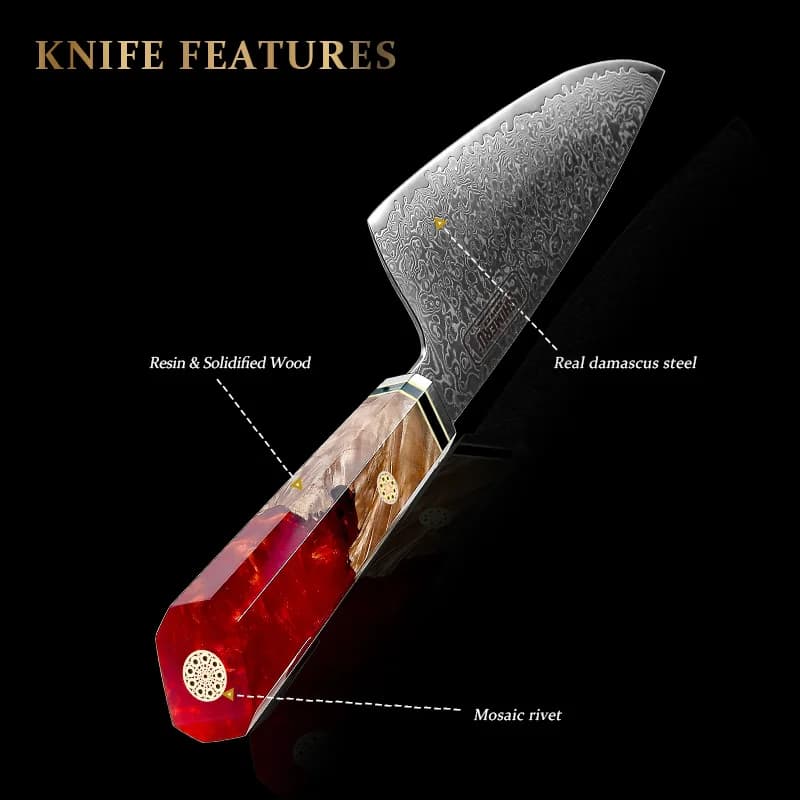 Otaru 小樽 8" Damascus Steel Gyuto Japanese Chef Knife