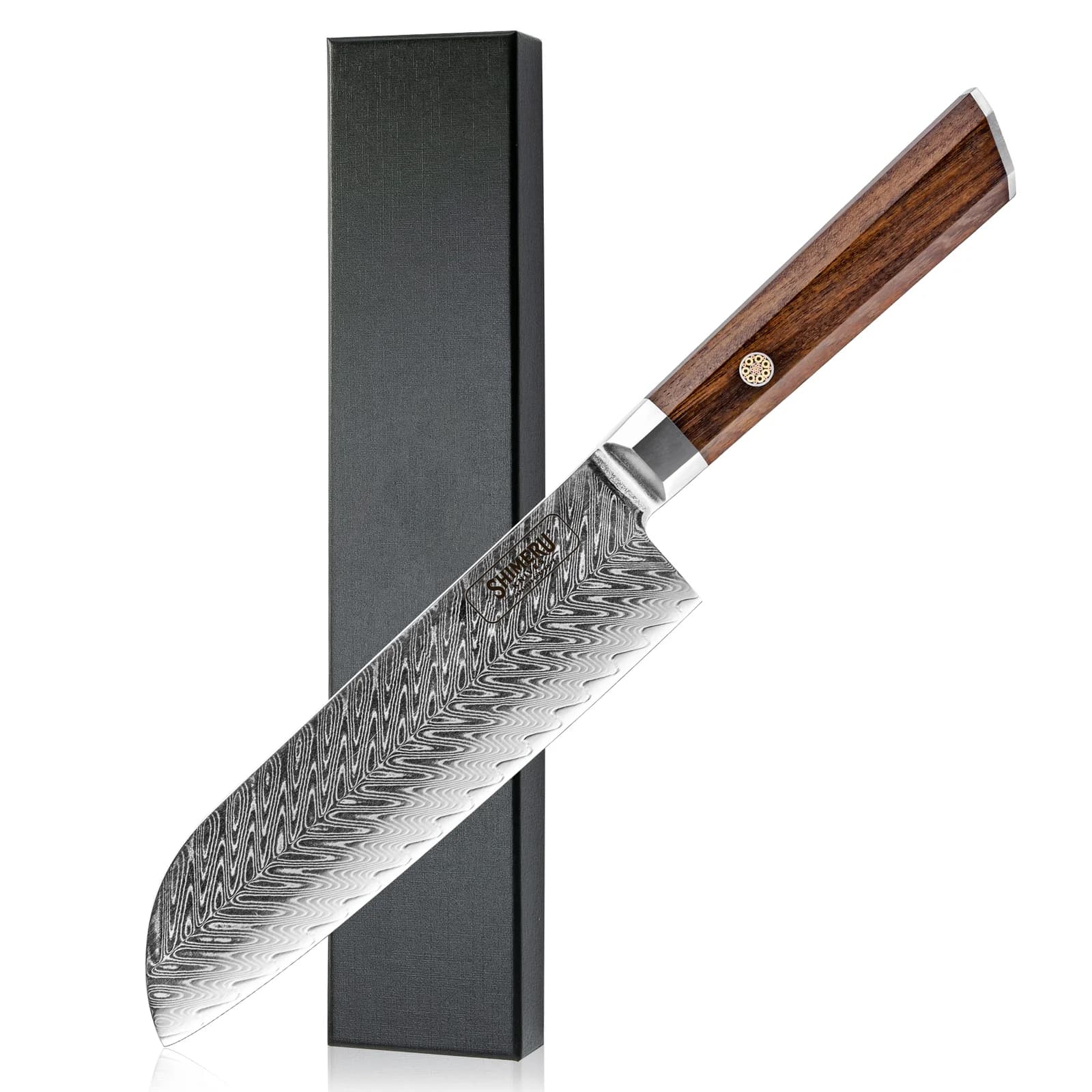 Komachi 小町 7″ Damascus Steel Santoku Knife 三徳包丁